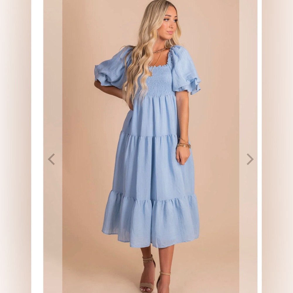 Wishes Come True Tiered Maxi Dress